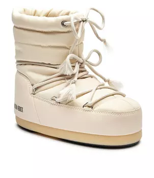 Зимние сапоги Moon Boot, экрю