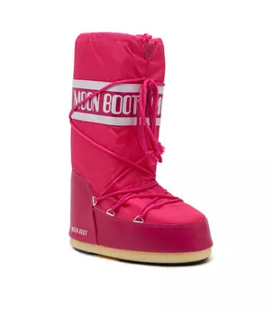 Зимние сапоги Moon Boot, роза
