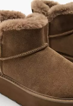 Зимние сапоги OYSHO, коричневый