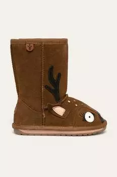 Зимние сапоги с оленями Emu Australia, коричневый