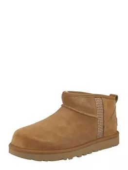 Зимние сапоги UGG CLASSIC ULTRA MINI, коричневый