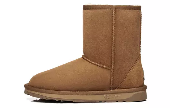 Зимние сапоги унисекс каштановые Everau