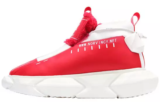 Зимние сапоги унисекс красный Norvincy