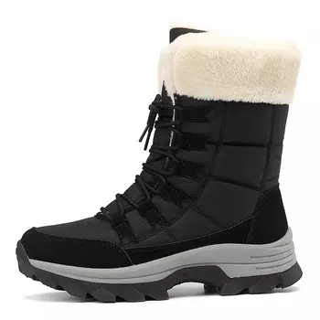 Зимние сапоги унисекс Off-Wierah, цвет Black Gray