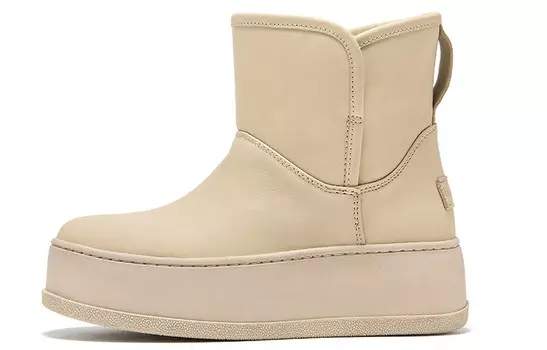 Зимние сапоги женские абрикосовые Beau Today, цвет Sand