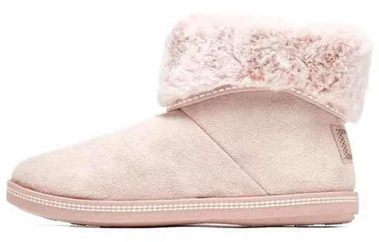 Зимние сапоги женские розовые Skechers