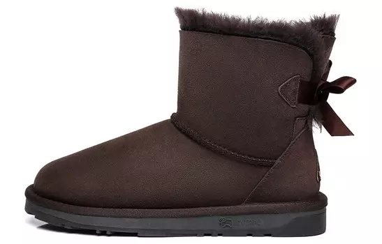 Зимние сапоги женские шоколадные Everau