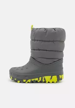 Зимние сапоги/зимние ботинки CLASSIC NEO PUFF UNISEX Crocs, цвет slate grey