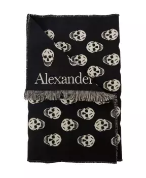 Зимние шарф Alexander Mcqueen, мультиколор