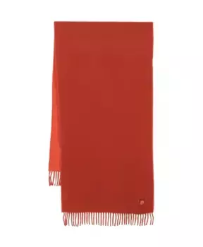 Зимние шарф Maison Kitsun, красный