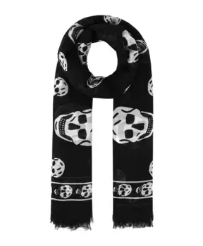 Зимние шарфы Alexander Mcqueen, мультиколор
