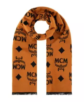 Зимние шарфы Mcm, коричневый