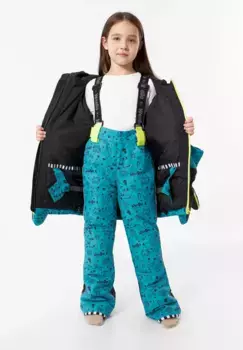 Зимние штаны WeeDo "COSMO UNIVERSE", легкие, согревающие, крючки для сноубордических ботинок, усиленные края, цвет Petrol
