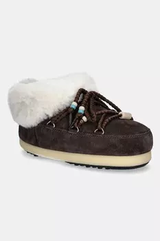 Зимние угги MB EVX MULE SUEDE BEADS Moon Boot, коричневый