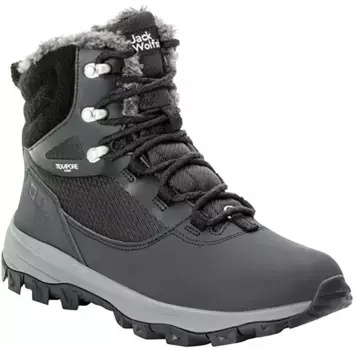 Зимние уличные ботинки Jack Wolfskin "EVERQUEST TEXAPORE HIGH W", водонепроницаемые и согревающие, антрацит