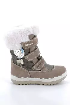 Зимние замшевые ботинки Primigi, бежевый