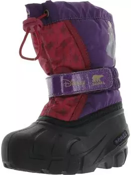 Зимние зимние сапоги для девочек Flurry Frozen Anna для малышей Sorel, цвет Wild Iris/Iris Sauvage