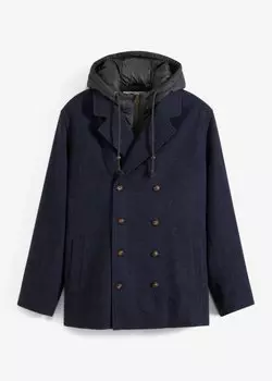 Зимний бушлат образ 2 в 1 John Baner Jeanswear, синий