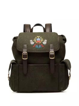 Зимний капсульный рюкзак Bally, зеленый