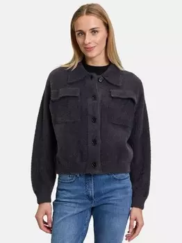 Зимний кардиган Amber & June, серый