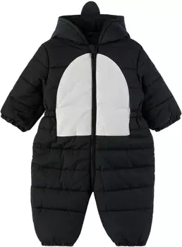 Зимний комбинезон Baby Black с изображением пингвина Stella McCartney