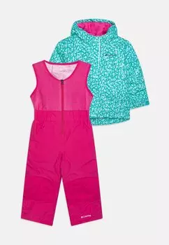 Зимний комбинезон BUGA UNISEX SET Columbia, цвет pink/turquoise