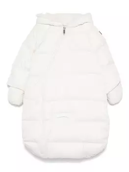 Зимний комбинезон Il Gufo со съемными варежками, белый