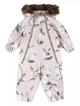 Зимний комбинезон Pyxis Fur Molo, белый