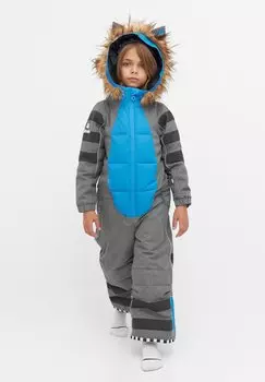 Комбинезон зимний RACOONDO WeeDo, серый/синий