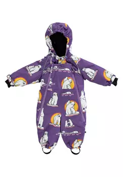 Зимний комбинезон Smfolk, фиолетовый