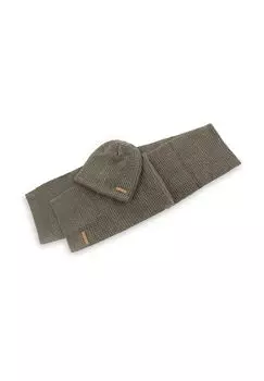 Зимний комплект из шапки и шарфа Нампа normani, цвет Braun Meliert