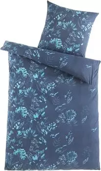 Зимний комплект постельного белья из 2 предметов, комплект постельного белья, пододеяльник, кровать, 135 х 200 см, наволочка, 80 х 80 см, спальня, современный, теплый, приятный флис из микрофибры, в клетку, в полоску, синий Holiday Heimtex