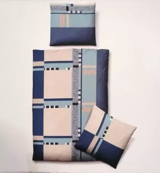 Зимний комплект постельного белья из хлопка с изображением бобра, 2 предмета, пододеяльник 135x200, наволочка 80x80, новый теплый мягкий унисекс Bertels, темно-синий