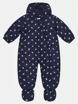 Зимний костюм стандартного кроя United Colors Of Benetton, синий