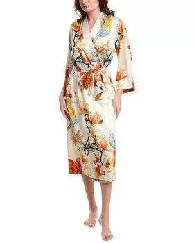 Зимний пионовый халат N Natori, белый