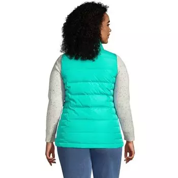 Зимний пуховый жилет больших размеров Lands' End Lands' End, черный