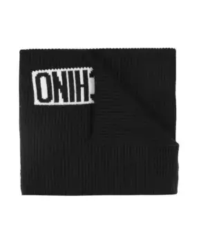 Зимний шарф Moschino, черный