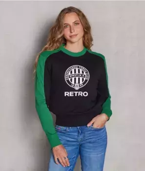 Зимний свитер Retro Jeans, черный