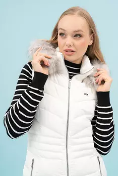 Зимний жилет Budmil, белый