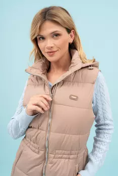 Зимний жилет Budmil, бежевый