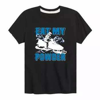 Зимняя футболка с рисунком Eat My Powder для мальчиков 8–20 лет Licensed Character