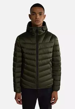 Зимняя куртка AERONS HOOD Napapijri, зеленая глубина