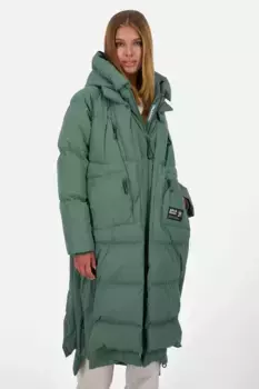 Зимняя куртка Alife & Kickin "RihannaAK A Puffer Coat женская зимняя куртка, куртка", цвет Sage Leaf