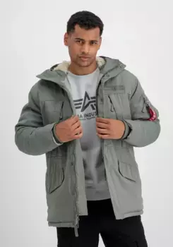 Зимняя куртка Alpha Industries " Alpha Industries Men - Куртки для холодной погоды N3B Expedition Parka", зеленый