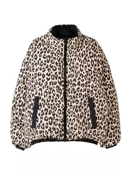 Зимняя куртка Bershka, черный