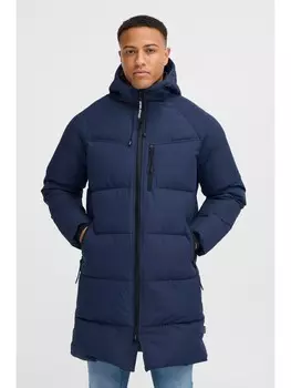 Зимняя куртка BLEND Langmantel BHMKARSIN 21301225ME gesteppter Parka mit Kapuze, синий
