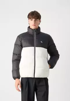 Зимняя куртка BLOCKING PUFFER Calvin Klein Jeans, кремовый