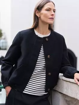 Зимняя куртка-бомбер Great Plains, черная