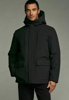Зимняя куртка BORG LINED SHOWER RESISTANT POCKET - REGULAR FIT Next, черный