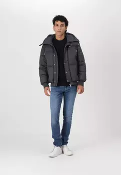 Зимняя куртка BRANDED PUFFER JACKET Tommy Jeans, черный